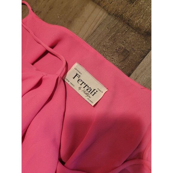 Ferrali by Phillipe pink dress 9/10 flowy women's - Picture 5 of 6